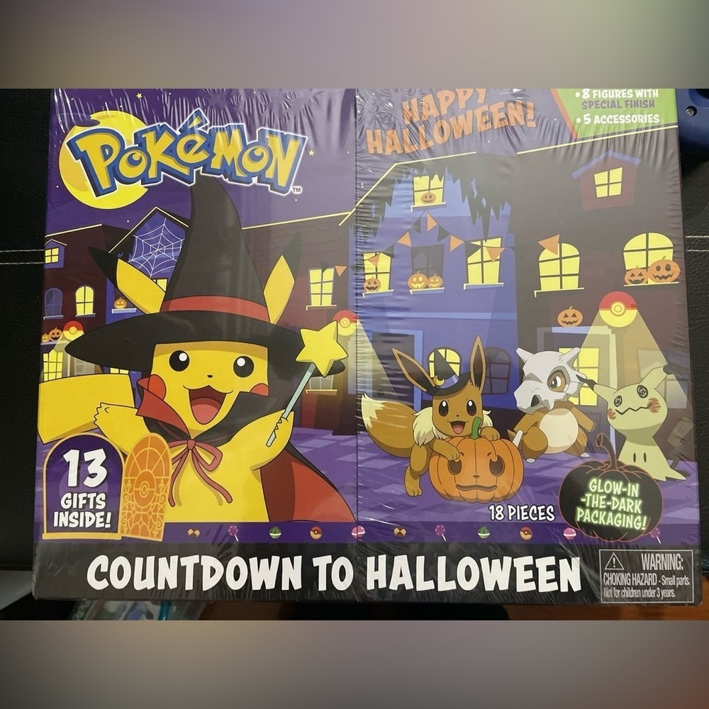 Rare Pokémon “Countdown to Halloween”, Advent Calendar, Collector’s Set- NEW